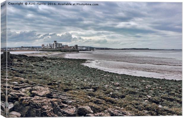 Weston-super-Mare, Somerset Canvas Print by Avril Harris