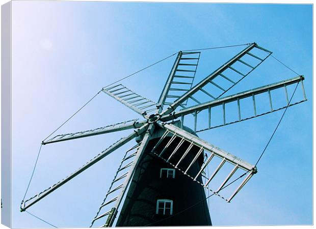 Windmill Canvas Print by carin severn