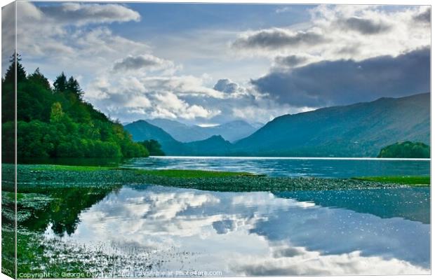 Derwentwater Canvas Print by George Davidson