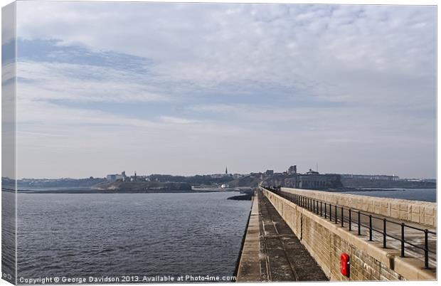 Tynemouth Canvas Print by George Davidson