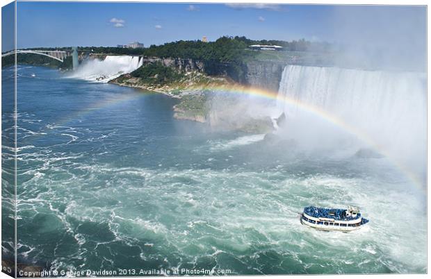 Maid in the Mist Canvas Print by George Davidson