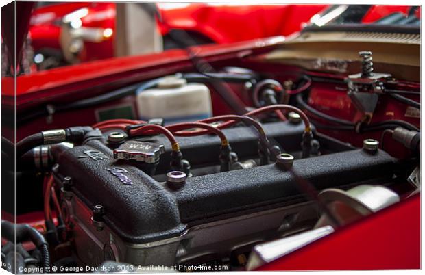 Alfa Engine Canvas Print by George Davidson