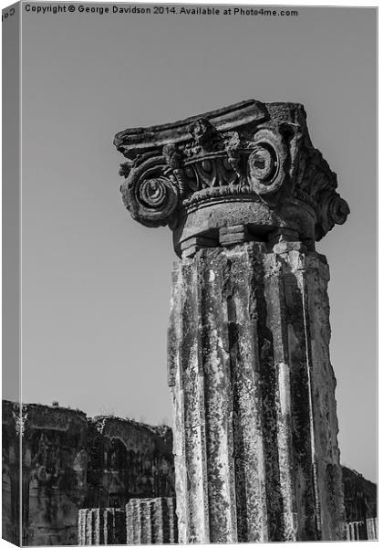 Pompeii 003 Canvas Print by George Davidson