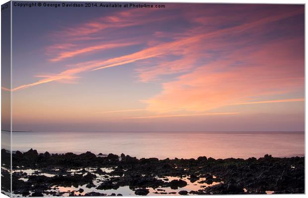 Whisps of Dawn Canvas Print by George Davidson