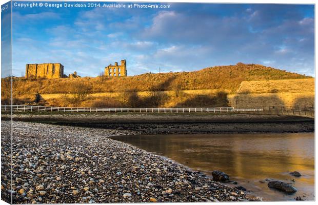  From the Haven, the Priory Canvas Print by George Davidson