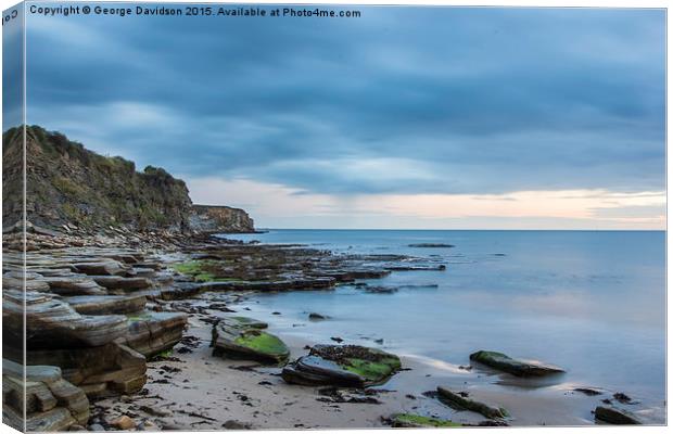  To the Cliffs Canvas Print by George Davidson