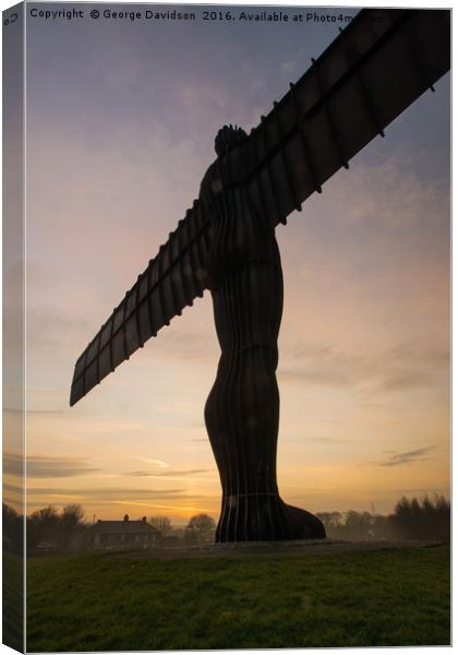 Angel of the North Canvas Print by George Davidson