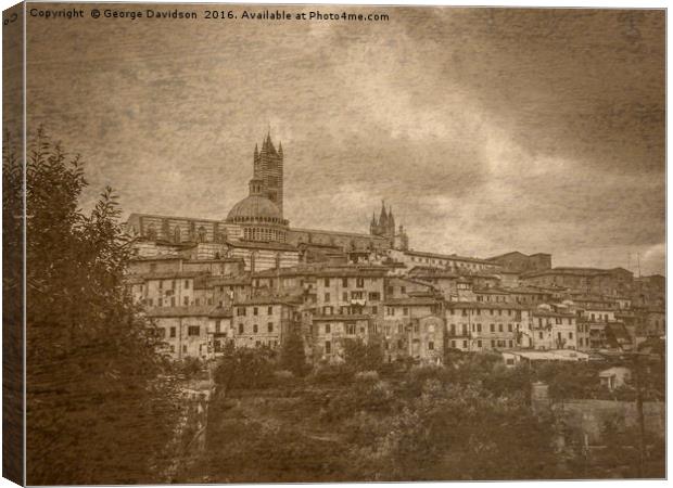 Vintage Siena 01 Canvas Print by George Davidson