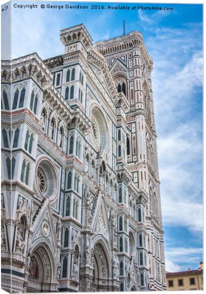 Santa Maria del Fiore 02 Canvas Print by George Davidson