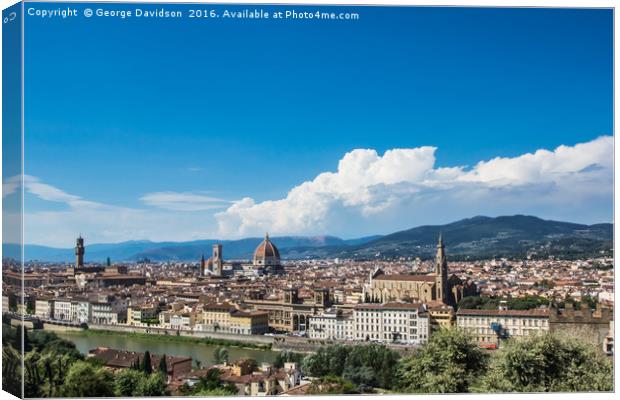 Florence Canvas Print by George Davidson
