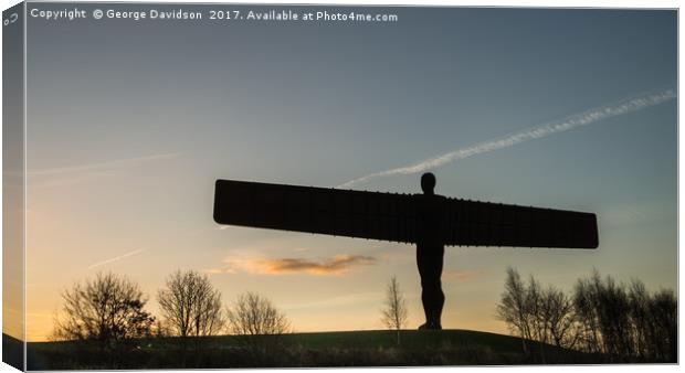 Angel of the North 03 Canvas Print by George Davidson