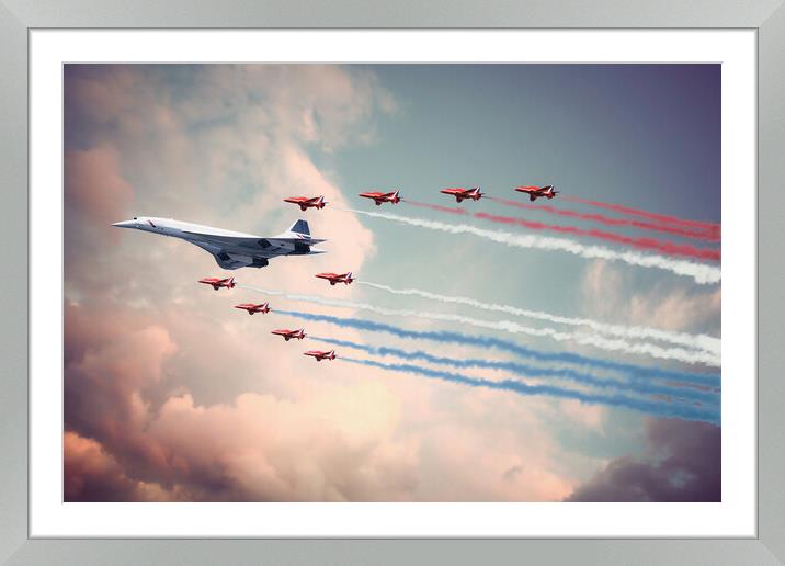 Buy Framed Mounted Prints of Concorde and The Reds by J Biggadike