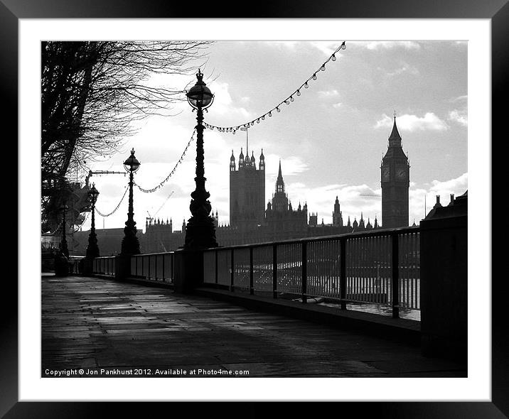 London's Houses Of Parliament  Framed Mounted Print by Jonathan Pankhurst