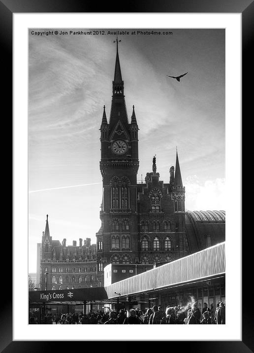 Kings Cross Station, London Framed Mounted Print by Jonathan Pankhurst