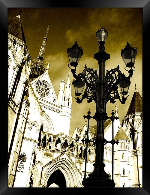 The Royal Courts of Justice Framed Print by Jonathan Pankhurst