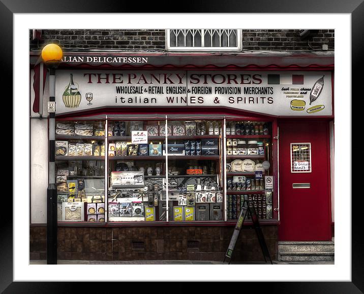 The Panky Stores Framed Mounted Print by Jonathan Pankhurst