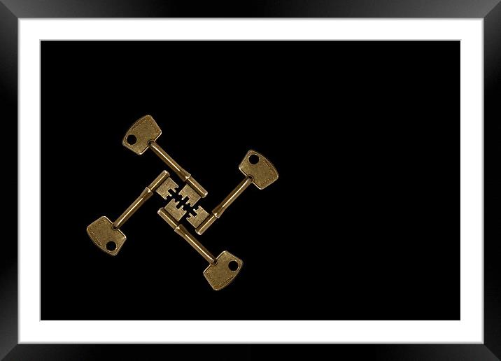 Keys Locked Framed Mounted Print by Jonathan Pankhurst