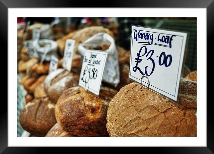 The price of bread Framed Mounted Print by Jonathan Pankhurst