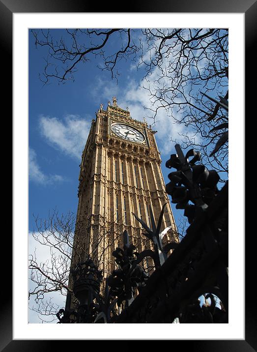 Majestic Big Ben Framed Mounted Print by Jonathan Pankhurst