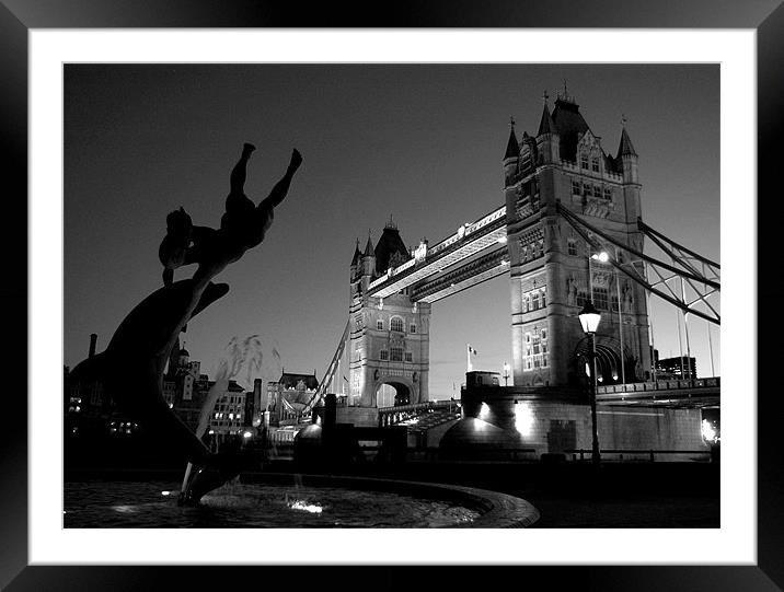 Londons Majestic Tower Bridge Framed Mounted Print by Jonathan Pankhurst
