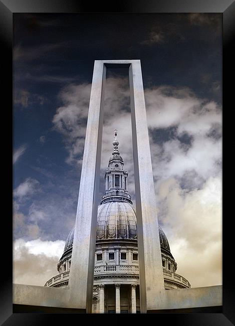 Majestic St Pauls Cathedral Framed Print by Jonathan Pankhurst
