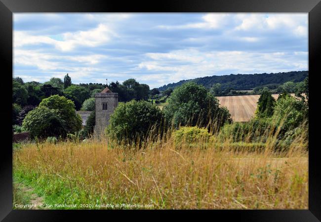 Serene Beauty of Trottiscliffe Church Framed Print by Jonathan Pankhurst