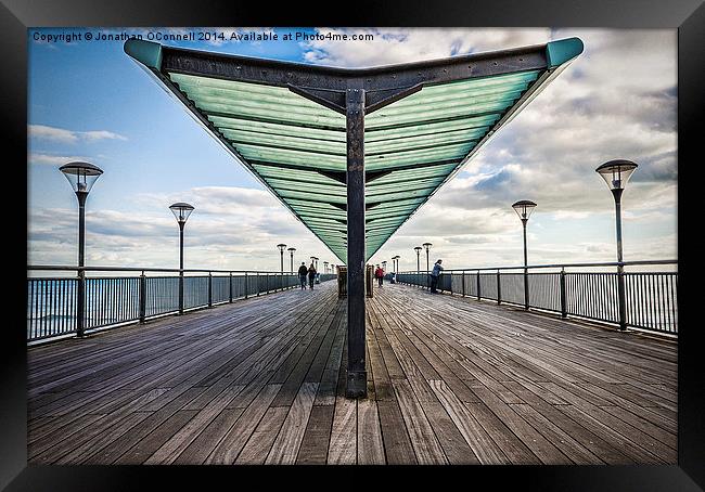 Boscombe Pier Bournemouth Framed Print by Jonathan OConnell