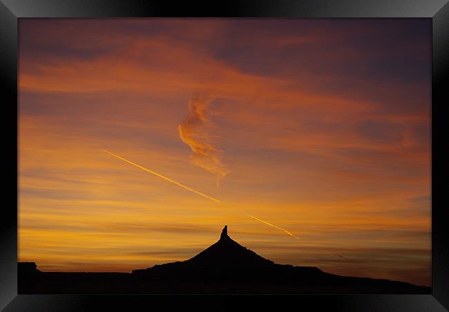 Sunset, Utah Framed Print by Claudio Del Luongo