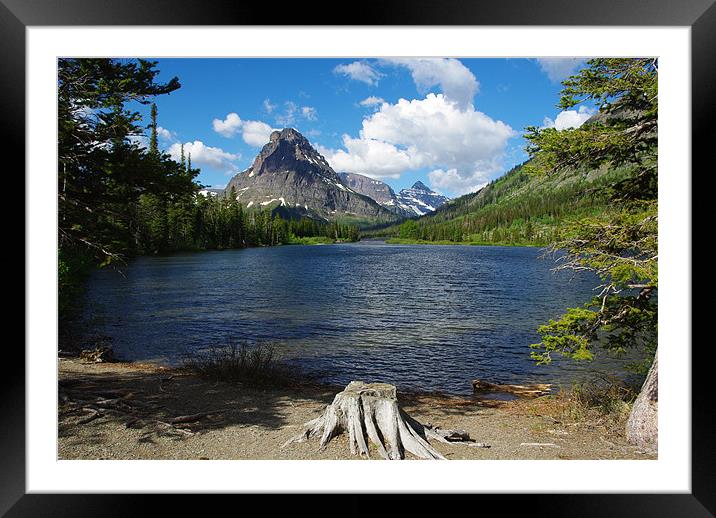 Montana Framed Mounted Print by Claudio Del Luongo