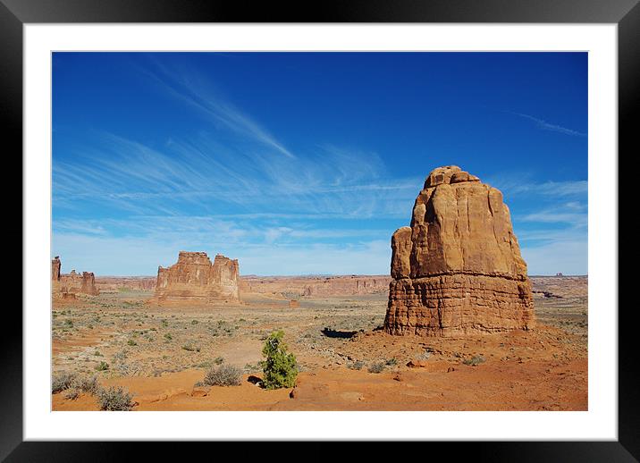 Arches National Park, Utah Framed Mounted Print by Claudio Del Luongo