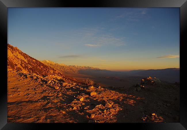 Early morning, Sierra Nevada Framed Print by Claudio Del Luongo