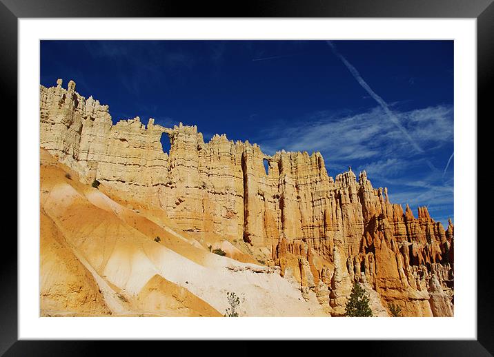 Two eyes in Bryce Framed Mounted Print by Claudio Del Luongo