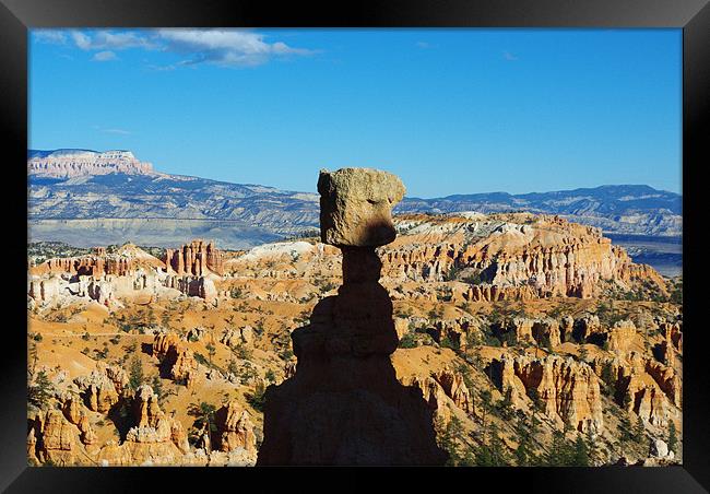 Thors Hammer, Bryce Canyon, Utah Framed Print by Claudio Del Luongo
