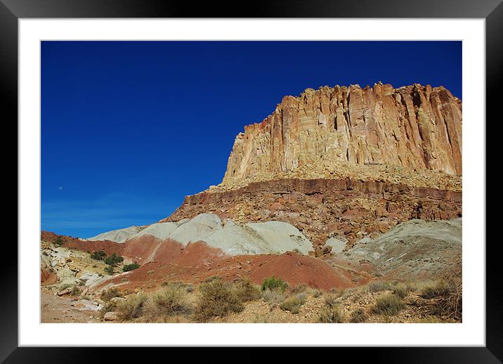 Colours of Capitol Reef, Utah Framed Mounted Print by Claudio Del Luongo