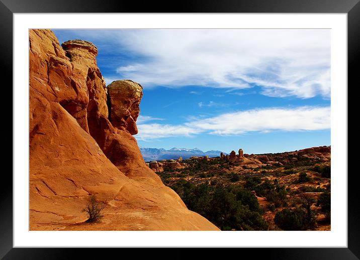 Utah! Framed Mounted Print by Claudio Del Luongo