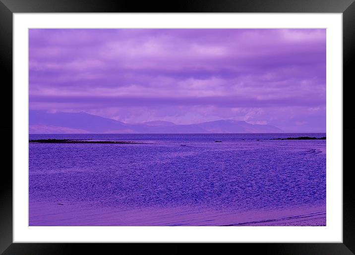 Arran Over the Sea Framed Mounted Print by Chris Archer