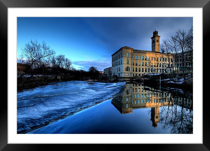 New Mill, Saltaire Framed Mounted Print by mark davis