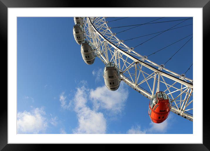 London Eye Framed Mounted Print by Paula Guy