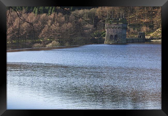 Overflowing Derwent Dam Framed Print by Philip Berry