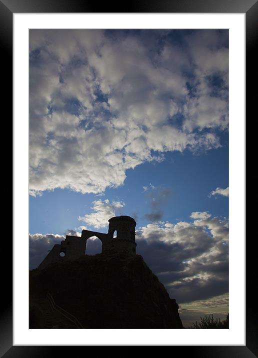 Mow Cop Castle Sunset Framed Mounted Print by Philip Berry