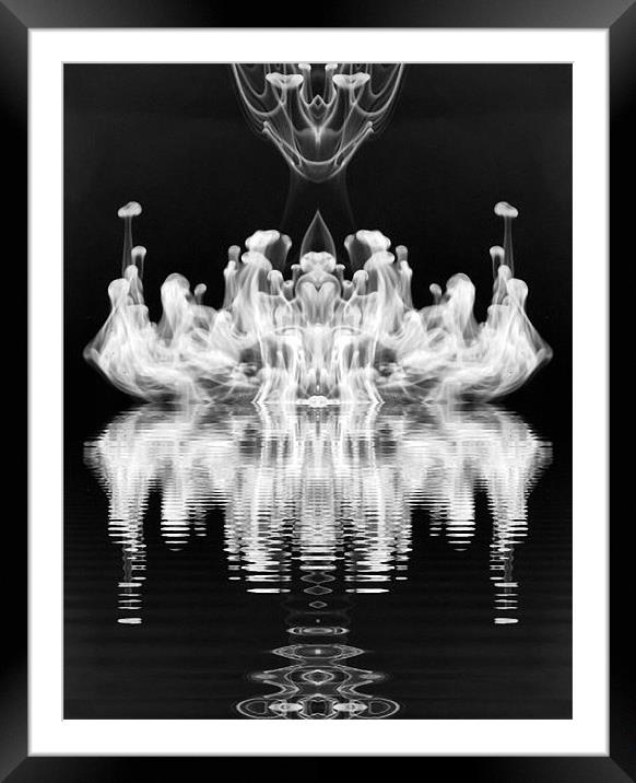 The Gathering of the Dancing Light Framed Mounted Print by Ic Imagination