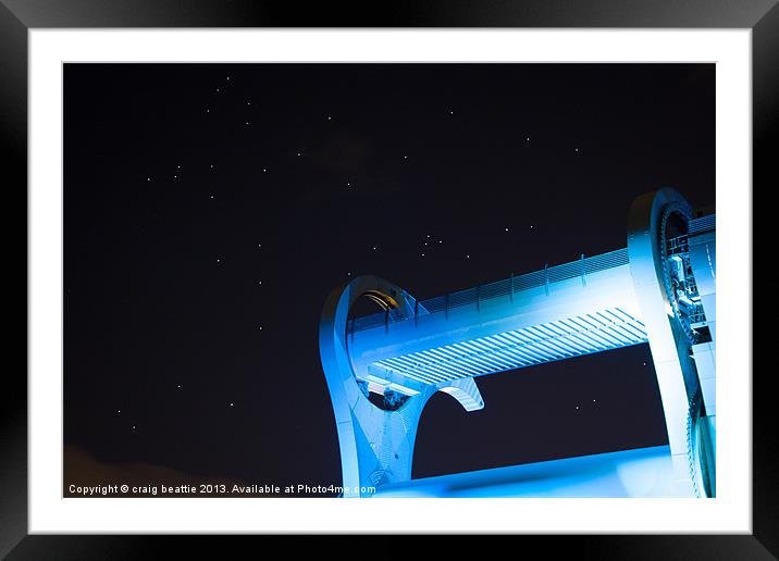 The Wheel and the stars Framed Mounted Print by craig beattie