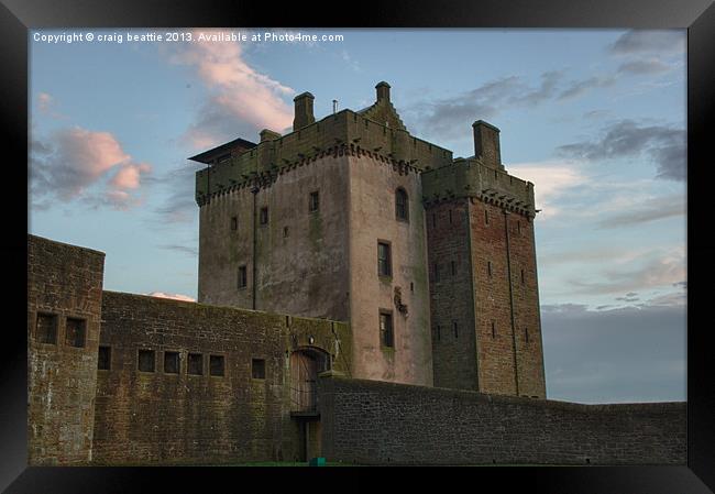 Broughty Castle Dundee Framed Print by craig beattie