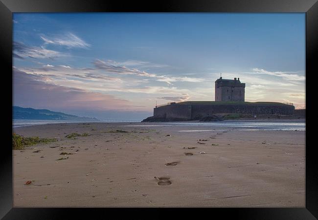 Broughty Castle Sands Framed Print by craig beattie