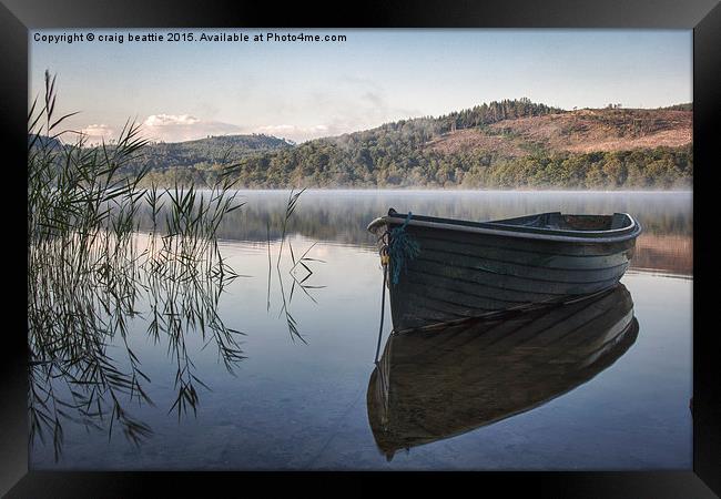  Time for a row Framed Print by craig beattie