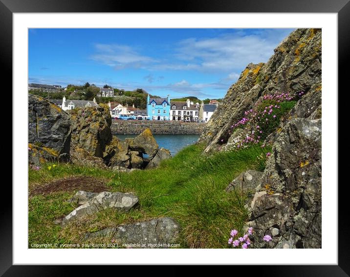 Portpatrick, Dumfries & Galloway Framed Mounted Print by yvonne & paul carroll