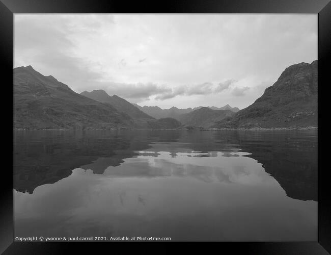 Approaching Loch Coruisk Framed Print by yvonne & paul carroll