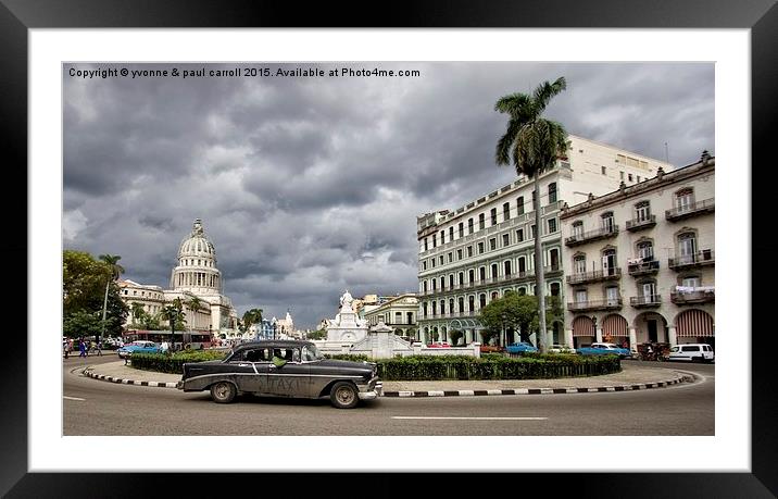  Old Havana Framed Mounted Print by yvonne & paul carroll