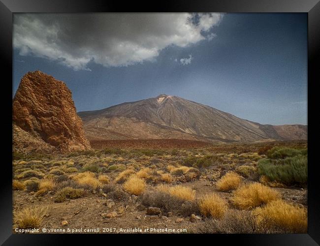 Mount Teide, Tenerife Framed Print by yvonne & paul carroll