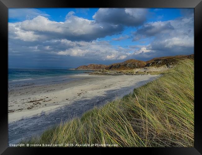 The Secret Beach, Morar, Scotland Framed Print by yvonne & paul carroll